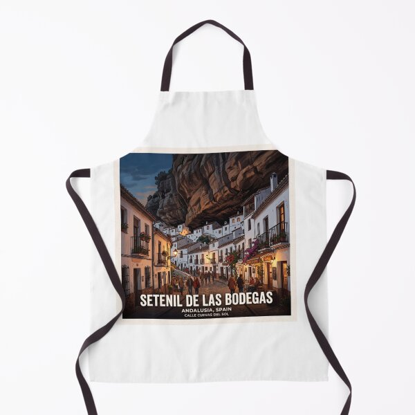 Item preview, Setenil de las Bodegas Spain Poster - Unique Rock Architecture Art designed and sold by ryanguas.
