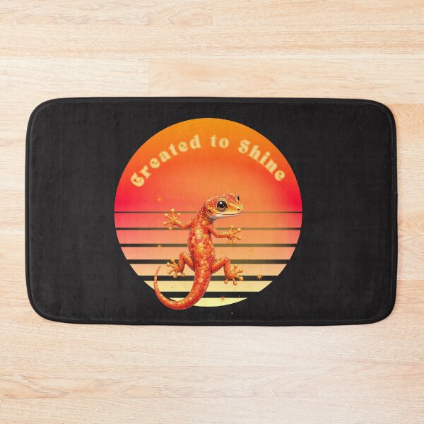 Item preview, Created to Shine Retro Gecko Shirt | Cute Tropical Lizard Sunset Design designed and sold by Ashes to Artistry.