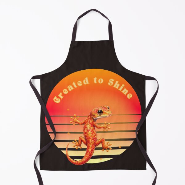 Item preview, Created to Shine Retro Gecko Shirt | Cute Tropical Lizard Sunset Design designed and sold by Ashes to Artistry.