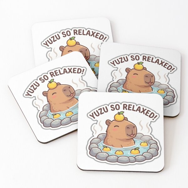 Item preview, Kawaii Capybara Onsen Bath Funny Animal Illustration designed and sold by AbsCrewStore.