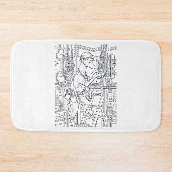 Item preview, Vintage Whippet Electrician Dog Dad Mom Lover designed and sold by DoodleTortle.