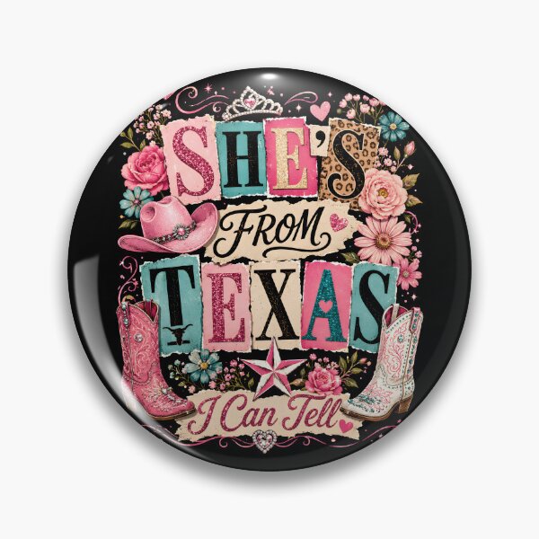 Item preview, Shes From Texas I Can Tell Cute Western Country Cowgirl Choosin Texas designed and sold by DesignsByAnett.