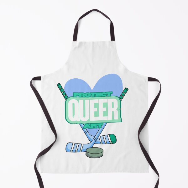 Item preview, Protect Queer Art - Hockey Romance Gay Pride Month Sticker designed and sold by MorganMcG.