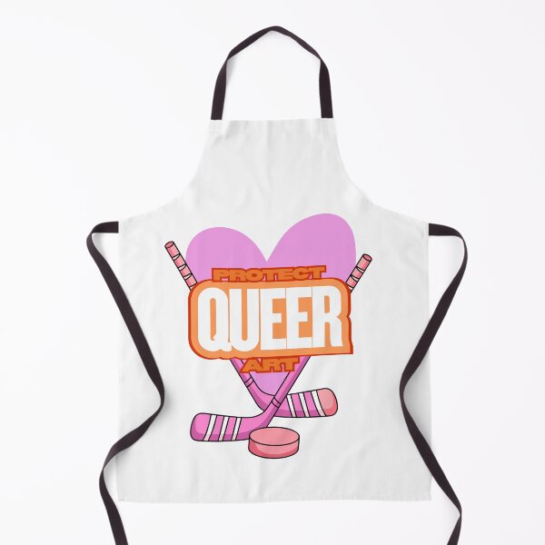 Item preview, Protect Queer Art - Hockey Romance Lesbian Pride Month Sticker designed and sold by MorganMcG.
