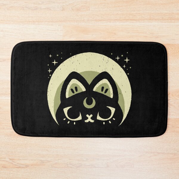Item preview, Half Moon Witchy Cat designed and sold by xMorfina.