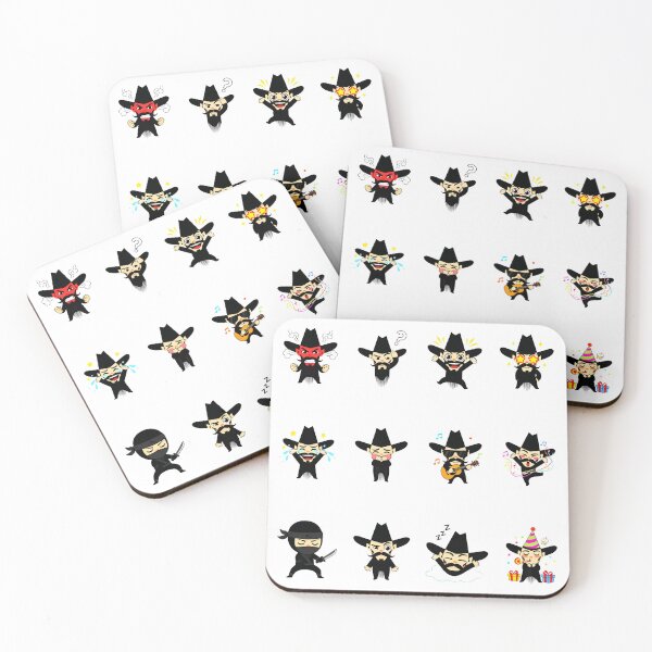Item preview, Western Cowboy Emotions Sticker Pack designed and sold by RamyGallery.