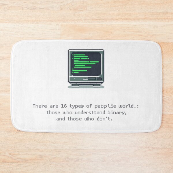 Item preview, Humorous T-shirt: Binary Code, Computer Science, Developer designed and sold by QuentinDelarbre.