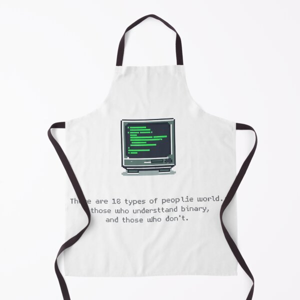 Item preview, Humorous T-shirt: Binary Code, Computer Science, Developer designed and sold by QuentinDelarbre.