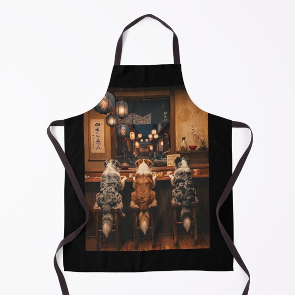Item preview, Japanese Australian Shepherd Art Foodie Dog Owner designed and sold by DoodleTortle.