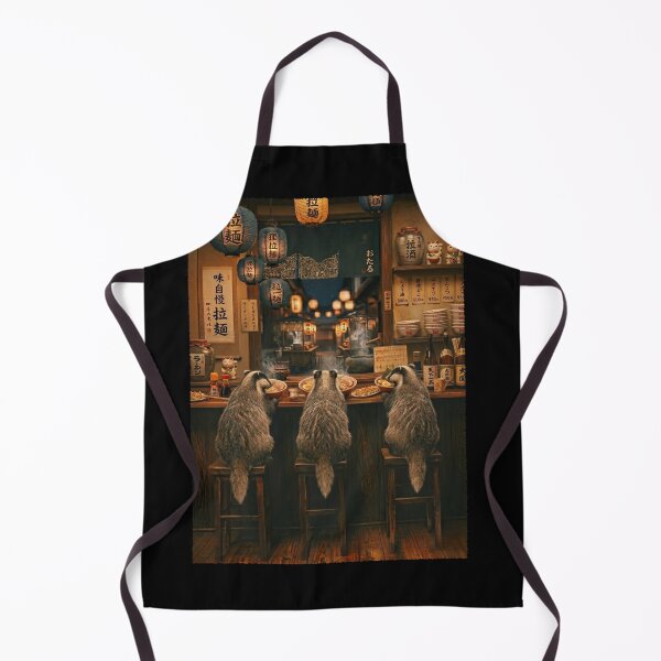 Item preview, Japanese Badger Art Ramen Noodle Foodie Animal Lover designed and sold by DoodleTortle.