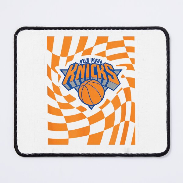 Item preview, NBA New York Knicks Retro Checkerboard Wave T-Shirt designed and sold by gidget-gadget.