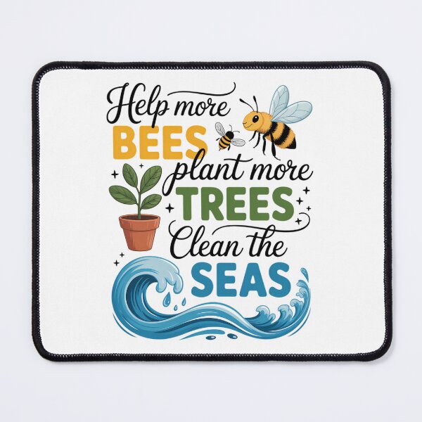 Item preview, Earth Day Save Bees Plant Trees Clean Seas Boys designed and sold by sailorjessiArt.