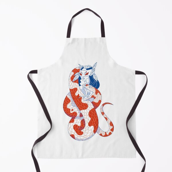 Item preview, The Snake and the Mask (blue and red edition) designed and sold by Juliette Lancien.