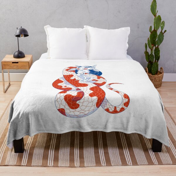 Item preview, The Snake and the Mask (blue and red edition) designed and sold by Juliette Lancien.