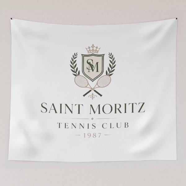 Item preview, Saint Moritz Tennis Club Old Money Tee designed and sold by Stylestickers55.
