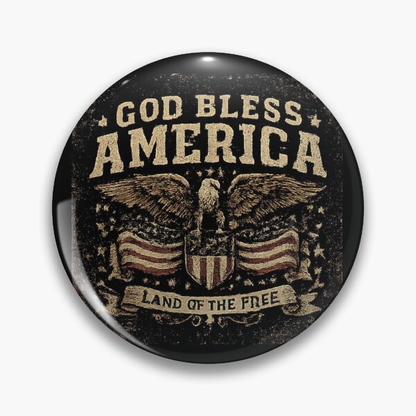 Item preview, God Bless America Vintage Eagle Land Of The Free Patriotic designed and sold by NeO² Studio.