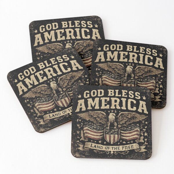 Item preview, God Bless America Vintage Eagle Land Of The Free Patriotic designed and sold by NeO² Studio.