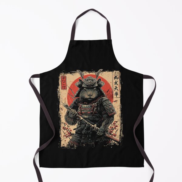 Item preview, Vintage Japanese Art Anime Graphic Samurai Capybara Warrior designed and sold by Littermin.