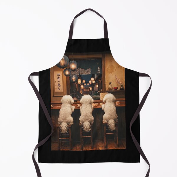 Item preview, Japanese Bichon Frise Art Foodie Dog Owner designed and sold by DoodleTortle.