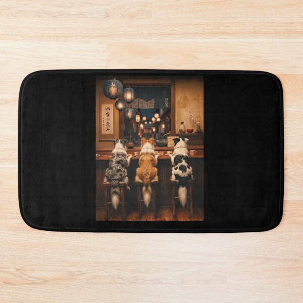 Item preview, Japanese Border Collie Art Foodie Dog Owner designed and sold by DoodleTortle.