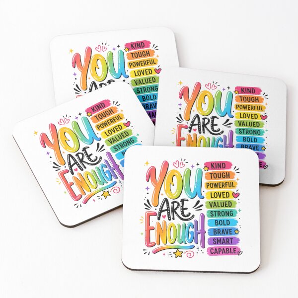 Item preview, You are Enough LGBT Pride Positive Equality designed and sold by wansilastomi.