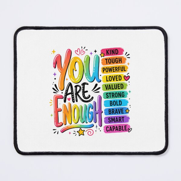 Item preview, You are Enough LGBT Pride Positive Equality designed and sold by wansilastomi.