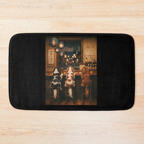 Item preview, Japanese Cavalier King Charles Spaniel Art Foodie Dog Owner designed and sold by DoodleTortle.