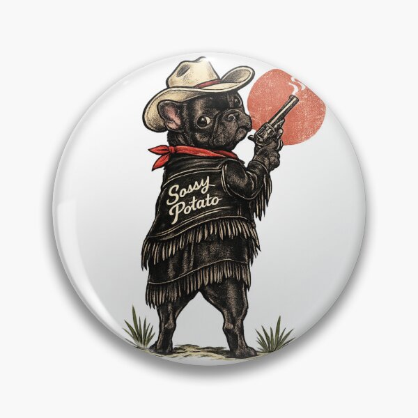 Item preview, French Bulldog Cowgirl Frenchie Cowgirl Gift Funny French Bulldog Western Tshirt designed and sold by The Frenchie Revolution.