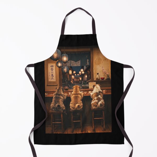 Item preview, Japanese Chinese Shar Pei Art Foodie Dog Owner designed and sold by DoodleTortle.