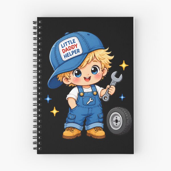 Item preview, Little Daddy Helper Mechanic Boy Cute Kawaii Toddler Mechanic Design designed and sold by HiPatti.