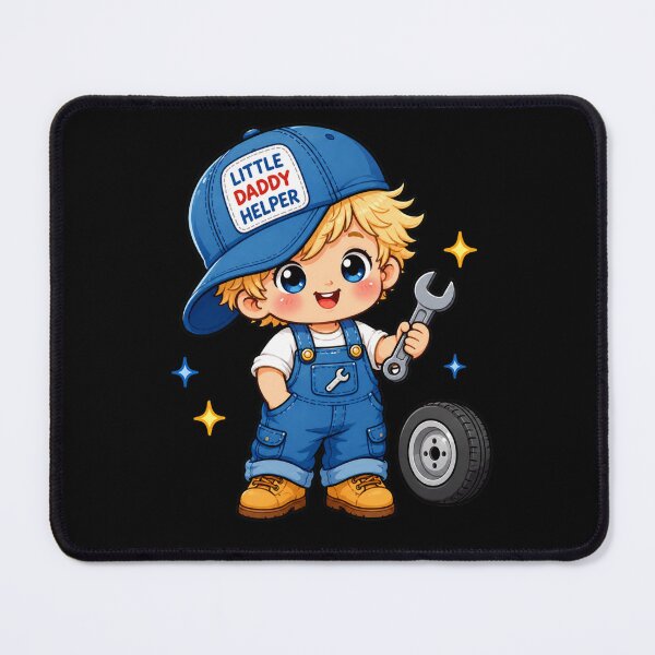 Item preview, Little Daddy Helper Mechanic Boy Cute Kawaii Toddler Mechanic Design designed and sold by HiPatti.