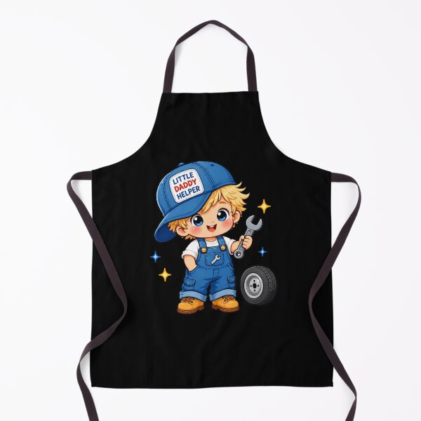 Item preview, Little Daddy Helper Mechanic Boy Cute Kawaii Toddler Mechanic Design designed and sold by HiPatti.