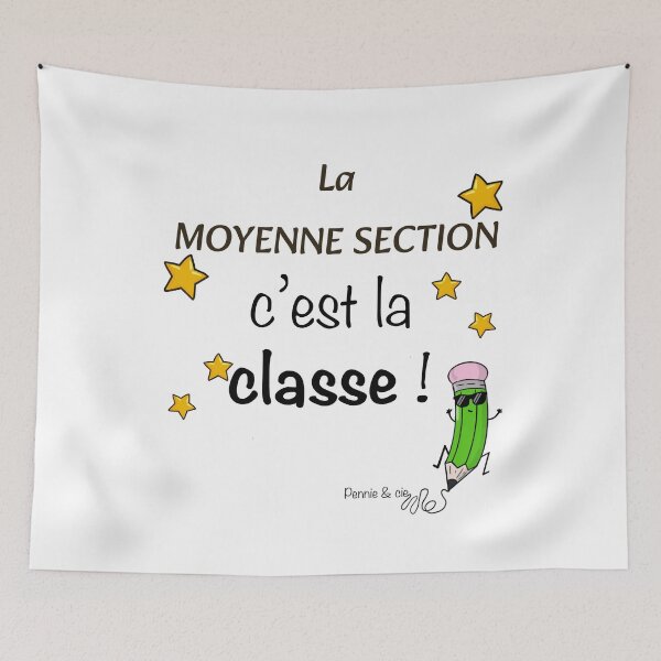 Item preview, The middle section is the class – a funny gift idea for back to school or for a middle section teacher designed and sold by Pennie & cie.