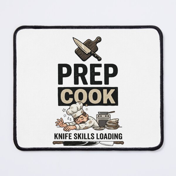 Item preview, Knife Skills Loading Culinary Student & Prep Cook Graphic Tee designed and sold by BrewChef.