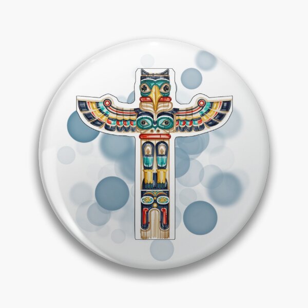 Item preview, Canadian Wooden Bird Totem Folk Art Design designed and sold by iamKRUK.