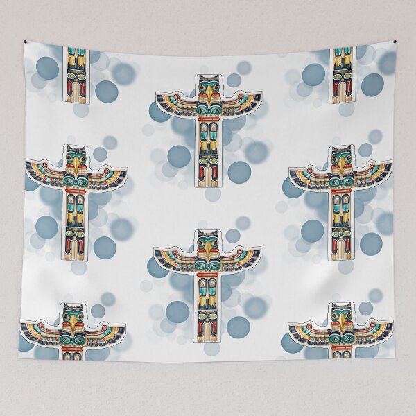 Item preview, Canadian Wooden Bird Totem Folk Art Design designed and sold by iamKRUK.