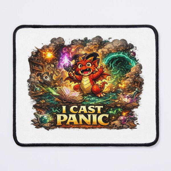 Item preview, Dragon - “I Cast Panic” designed and sold by ESSClothing.
