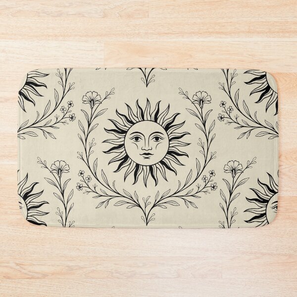Item preview, Midsummer Sun Floral Boho Celestial Art designed and sold by Christine Krahl.