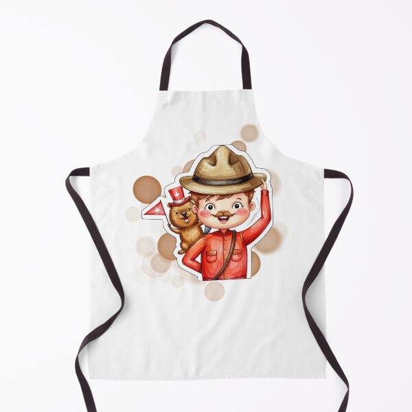 Item preview, Happy Canadian Hunter with Beaver and Canada Flag Design designed and sold by iamKRUK.