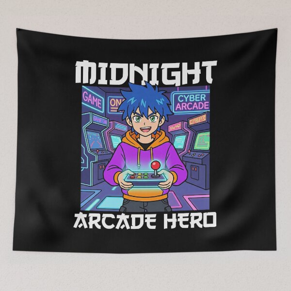 Item preview, ANIME - MIDNIGHT ARCADE HERO designed and sold by KEF Custom.