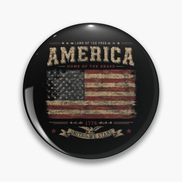 Item preview, Vintage American Flag Patriotic 1776 United We Stand designed and sold by NeO² Studio.