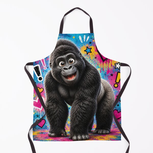 Item preview, Cute Gorilla Pop Art Explosion designed and sold by Rohan132.