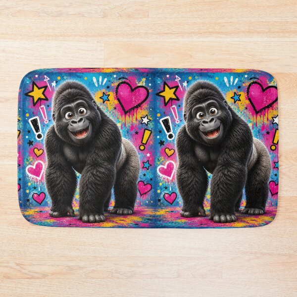 Item preview, Cute Gorilla Pop Art Explosion designed and sold by Rohan132.