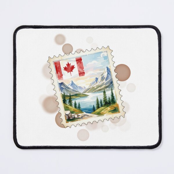 Item preview, Canada Landscape Postage Stamp Travel Design designed and sold by iamKRUK.