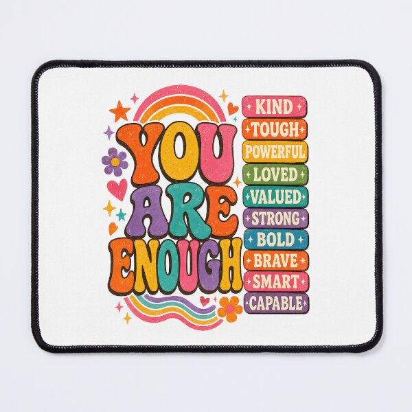 Item preview, Groovy LGBT Pride You are Enough designed and sold by wansilastomi.