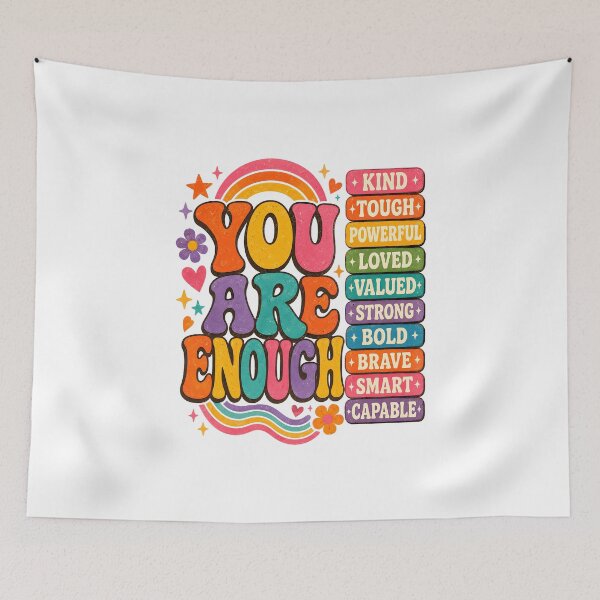 Item preview, Groovy LGBT Pride You are Enough designed and sold by wansilastomi.