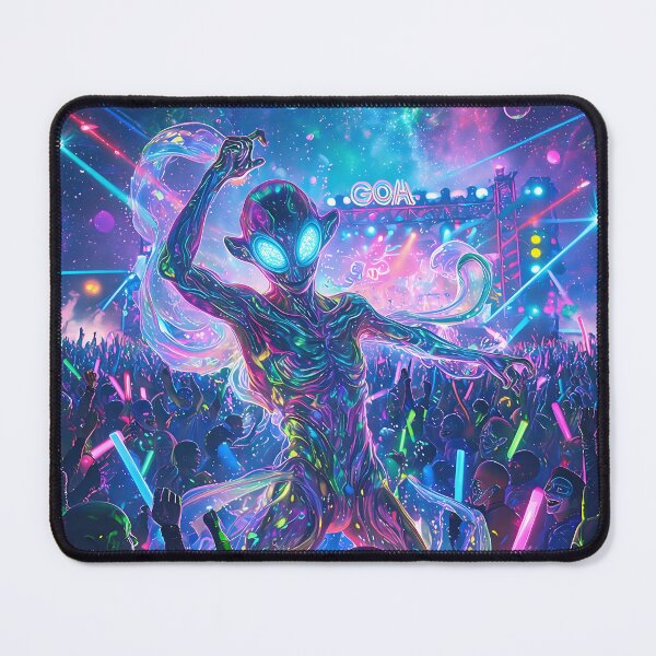 Item preview, Alien Rave Entity – Cosmic Psy Creature designed and sold by RH Design Lab.