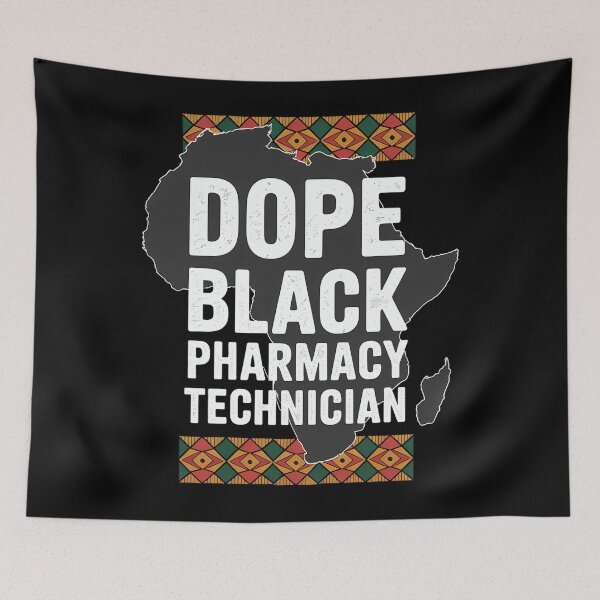 Item preview, Dope Black Pharmacy Technician Juneteenth Black History designed and sold by sailorjessiArt.