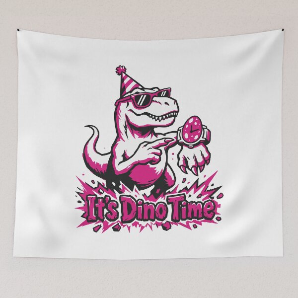 Item preview, It's Dino Time Cool T-Rex Party designed and sold by XYZ LAB by Jesuperman.