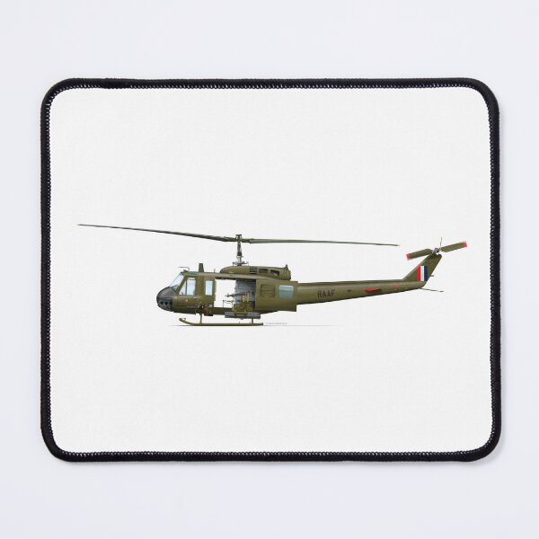 Item preview, Bell UH-1H A2-772 RAAF Bushranger Gunship - Vietnam 1969 designed and sold by Grubby Fingers Aircraft Illustration.